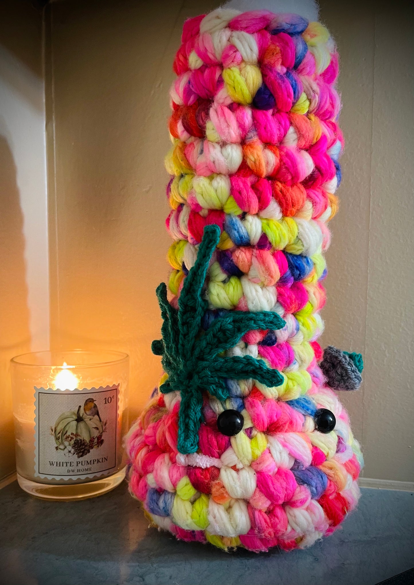 Adult Novelty Hippy Bong Stuffy - One of a kind!