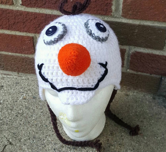 Olaf Inspired Hat