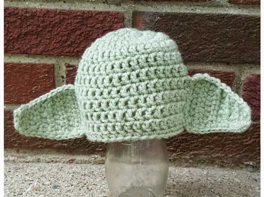 Yoda Inspired Hat -Adult Size